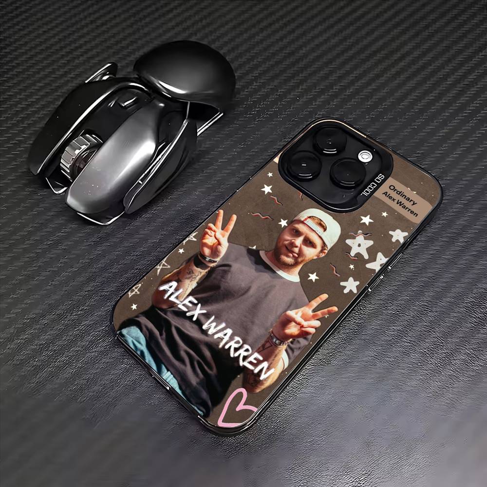 

A-Alex W-Warren Phone Case For iPhone 17,16,15,14,13,12,11 Plus,Pro Max,Colored Silver Phone Case iPhone13PROMAX