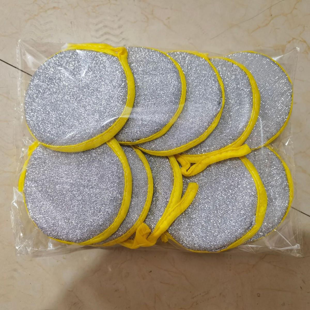 

Двусторонняя губка и скребок для мытья посуды - Ткань для чистки масла с антипригарным покрытием для кастрюль