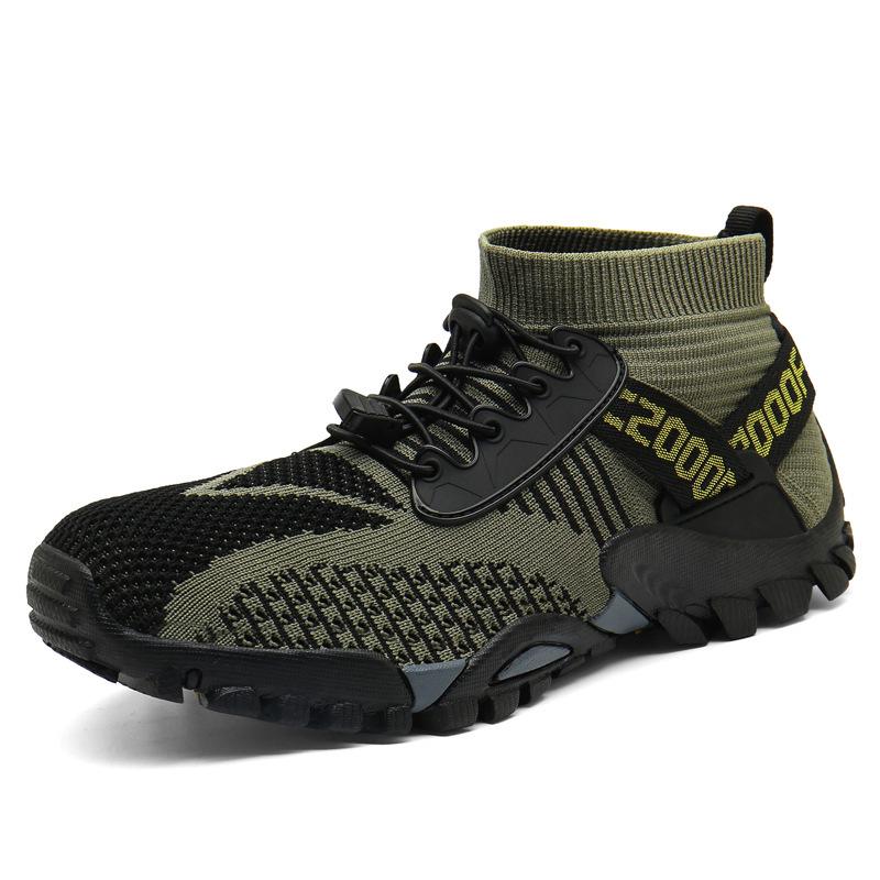 Men's Summer Flyknit Slip-on Mesh Casual Sports Shoes