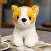 Cute simulation puppy dog Shiba Inu Schnauzer doll plush toy Rottweiler doll children soothing rag doll