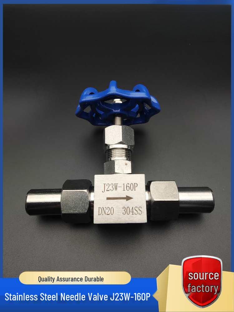 304 Stainless Steel Butt-Welded Needle Valve J23W-160P with External Thread