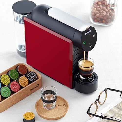 Delta Q Machine MiniQool Rouge - Compatible Capsules Delta Q