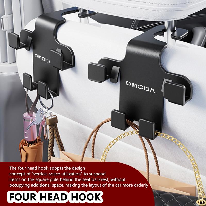 Universal Headrest Hanger Car Seat Back Hook Organizer Holder For Chery Omoda 5 GT C5 GT S5 E5 O5 GT A9 EV PRO PHEV FX