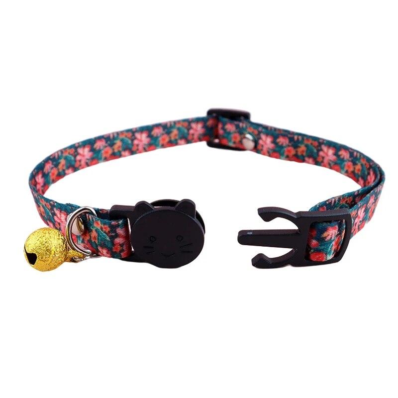 28 Style Cat Collar Adjustable Fruit Christmas Printing Pet Collar with Bell Teddy Chihuahua Puppy Kittens Necklace Pets Supplie