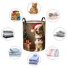 Laundry Collector Cardigan Welsh Corgi Dog Christmas Foldable Laundry Basket Home Organizer Baby Washing Basket Home Organizer