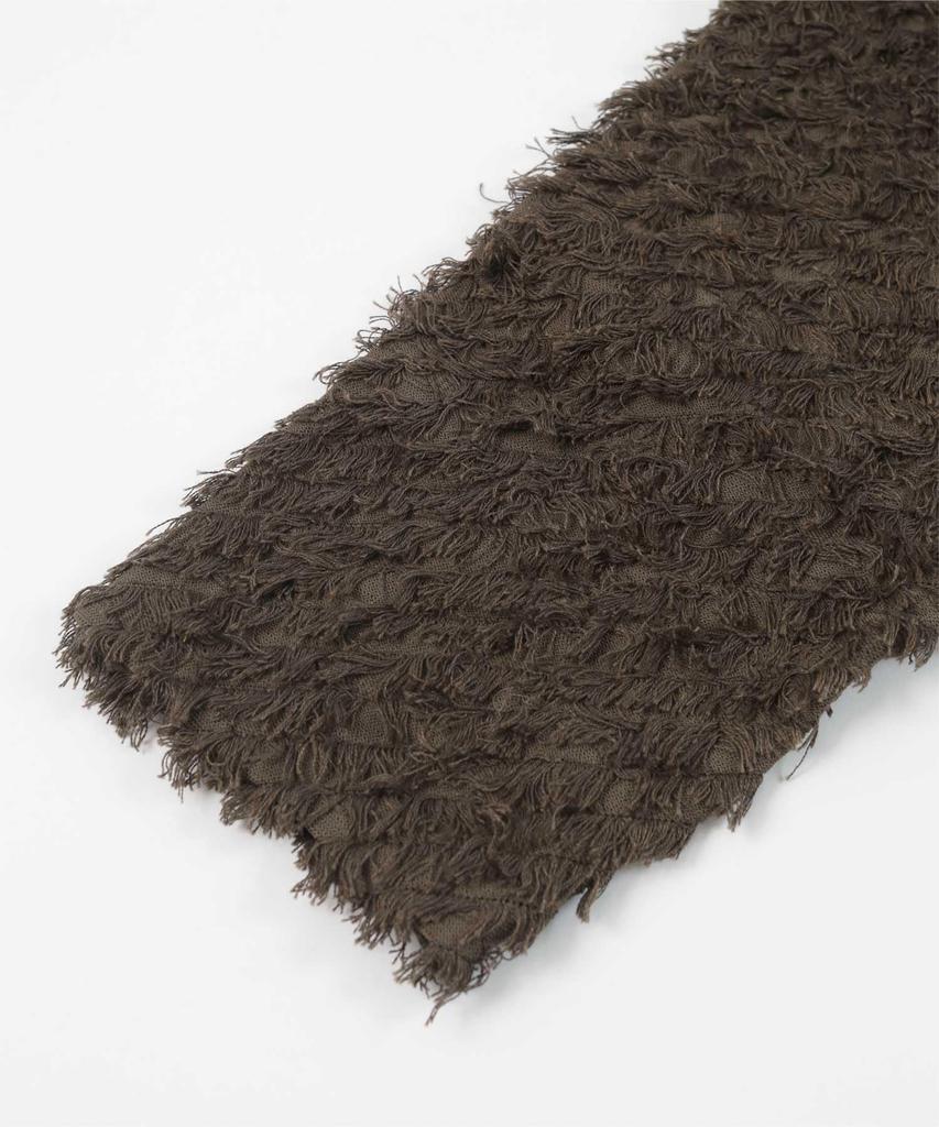 Yours Fringe Cropped Knit BEXT0248 Free Size Black Women's