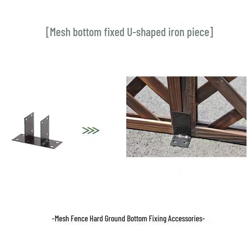 Carbonized Wood Fence and Railing Picket with Climbing Plant Stand for Outdoor Decoration