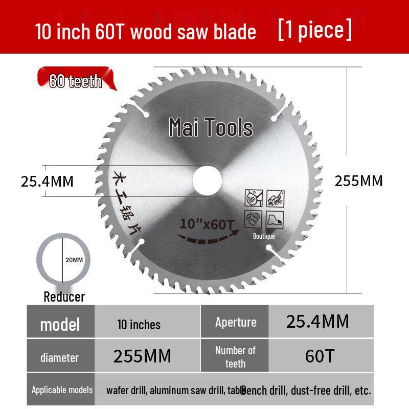 High-Hardness Dual-Purpose Saw Blade: Aluminum-Wood Alloy for Eco & Paint-Free Boards.