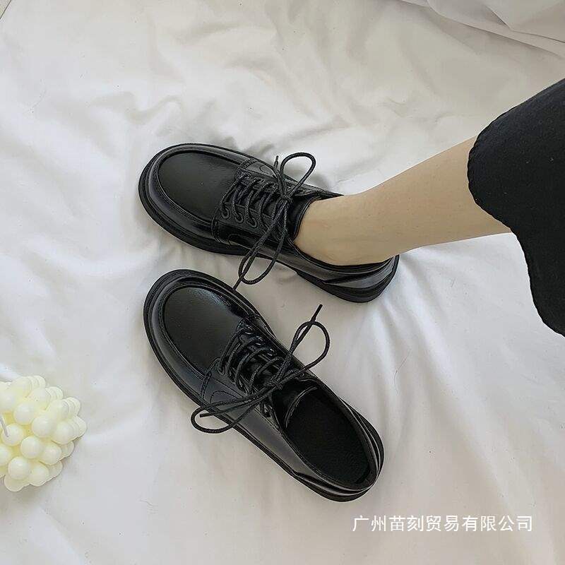 Small leather shoes women's British style autumn four seasons Japanese jk uniform students Korean version flat single shoes tide