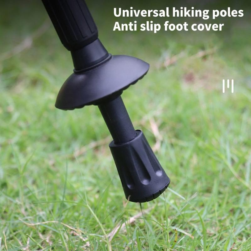 10pack Universals Trekking Poles Caps Trekking Poles Protectors Rubber Sleeve for Asphalts And Gravels
