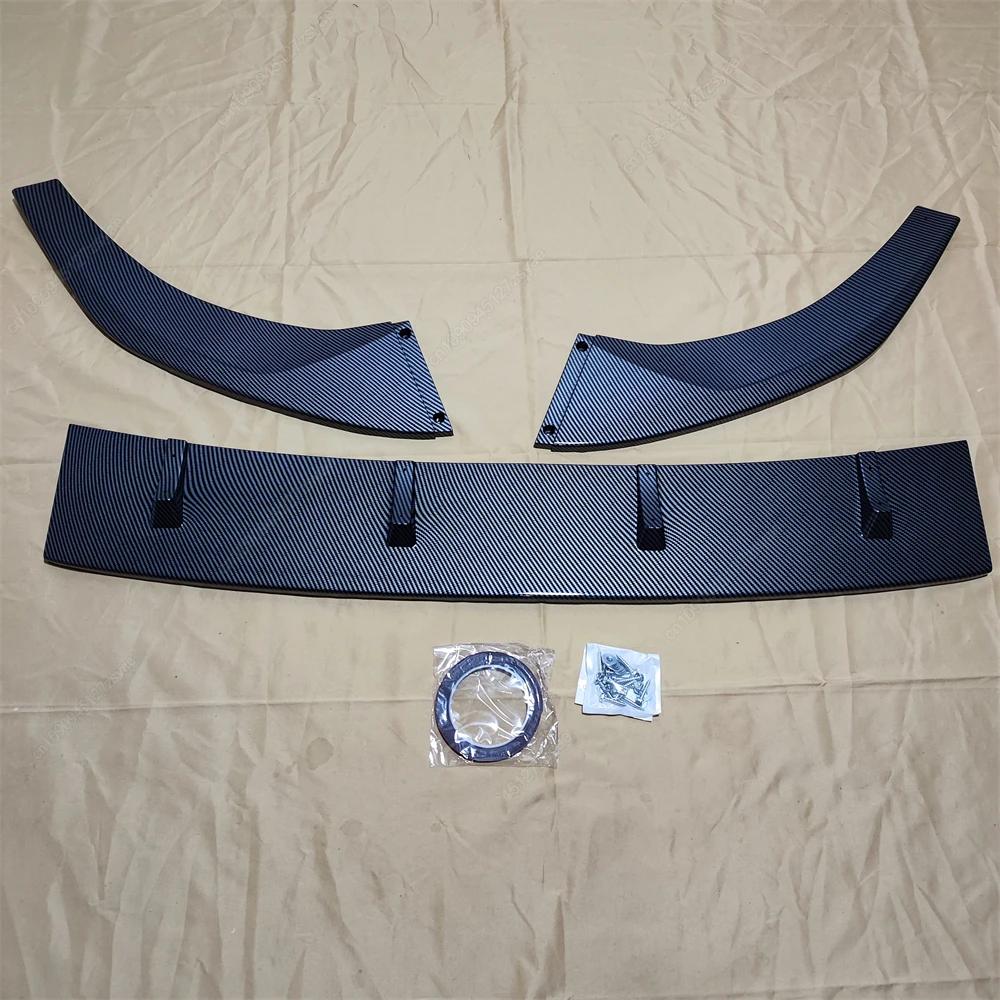 For Volkswagen VW Golf 8 MK8 GTI GTD GTE R-line 2020-2025 Maxton Style Front Bumper Lip Spoiler Splitter Bodykits Tuning Black