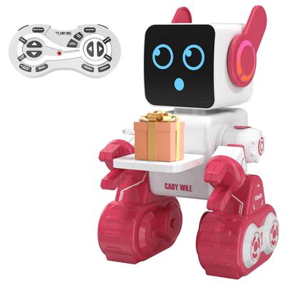 Remote Control Robot Toy for Boys and Musical Popular Kids Includes Piggy Talking Moving Transports Pet English Educational USB Perfect Gift for
