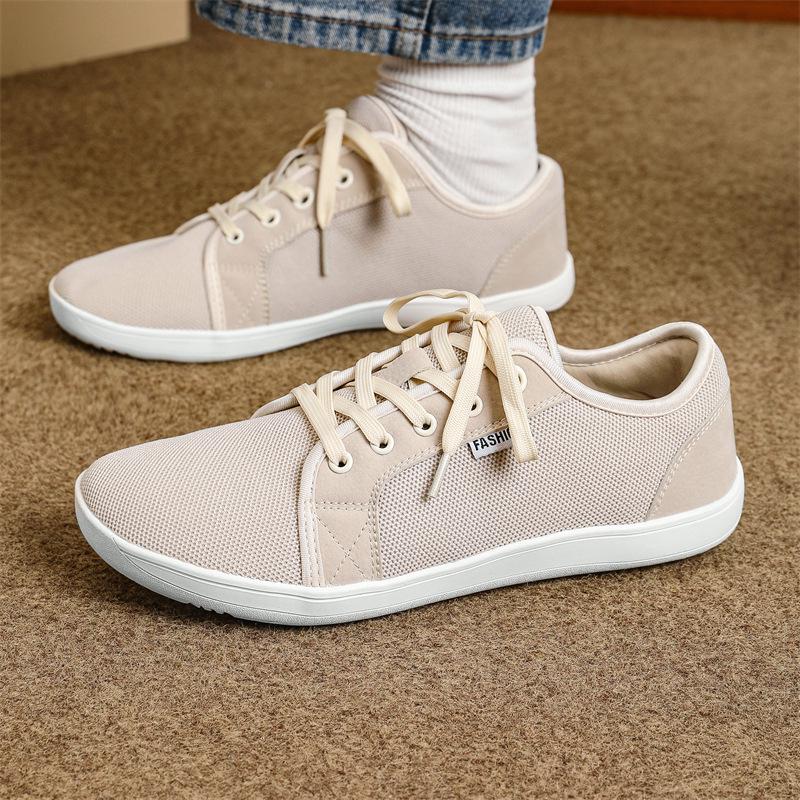 

Мужские легкие сетчатые кроссовки больших размеров для бега - Дышащие, с широким носком, низкие, на шнуровке, повседневные кроссовки. 46 хаки