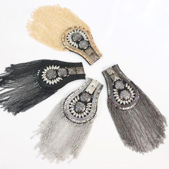 Shoulder Brooch Tassels Punk Jewelry Lightweight Wear-resistant Brooch Pin Clothes Decor