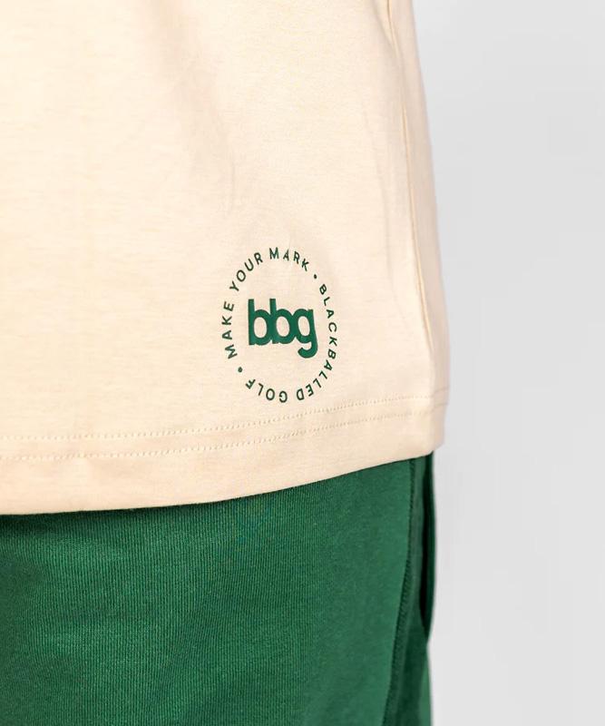 Beullaegboldeu Bbg Box Logo Short Sleeve T-Shirt Cream