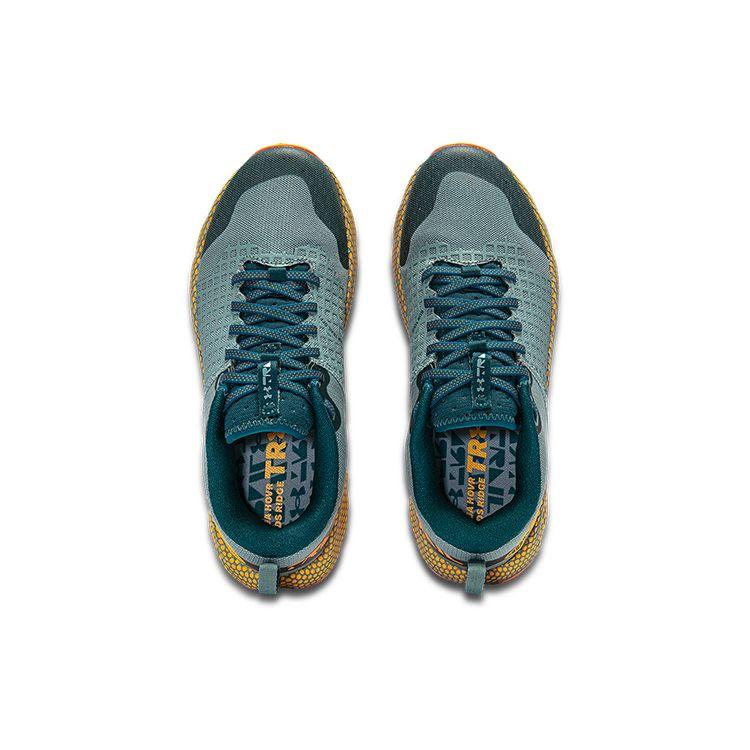 Under Armour HOVR Ridge Fresco Green Orange Ice Men Sneakers 3025852-301