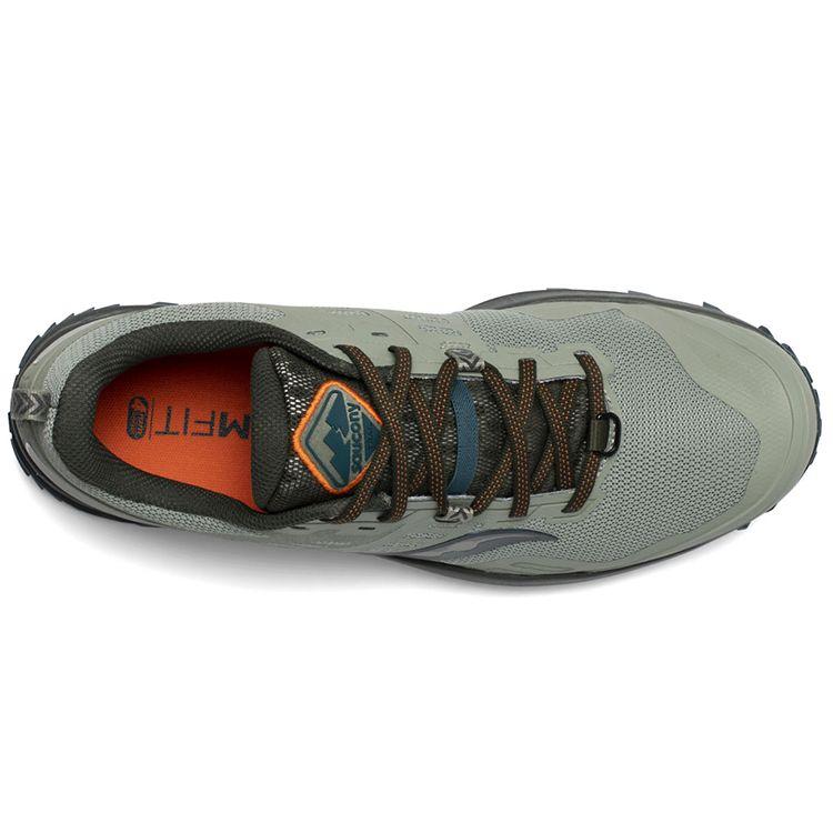 SAUCONY Peregrine 10 Cushioning Trail Running Shoes Men Sneakers Gray Orange S20556-25