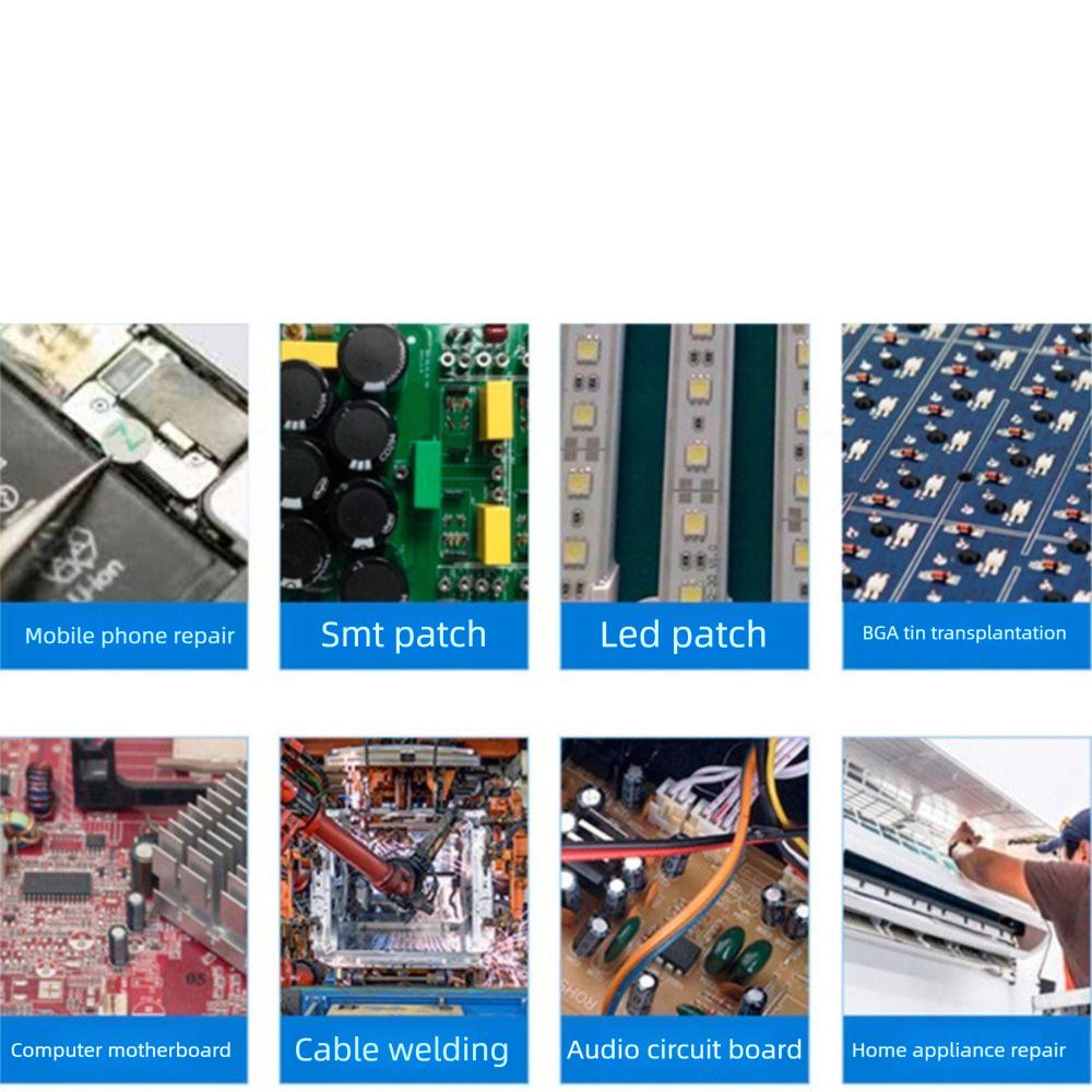 Medium Temperature Soldering Paste with Lead Solder Needles Solder Flux  For PCB Component Repair