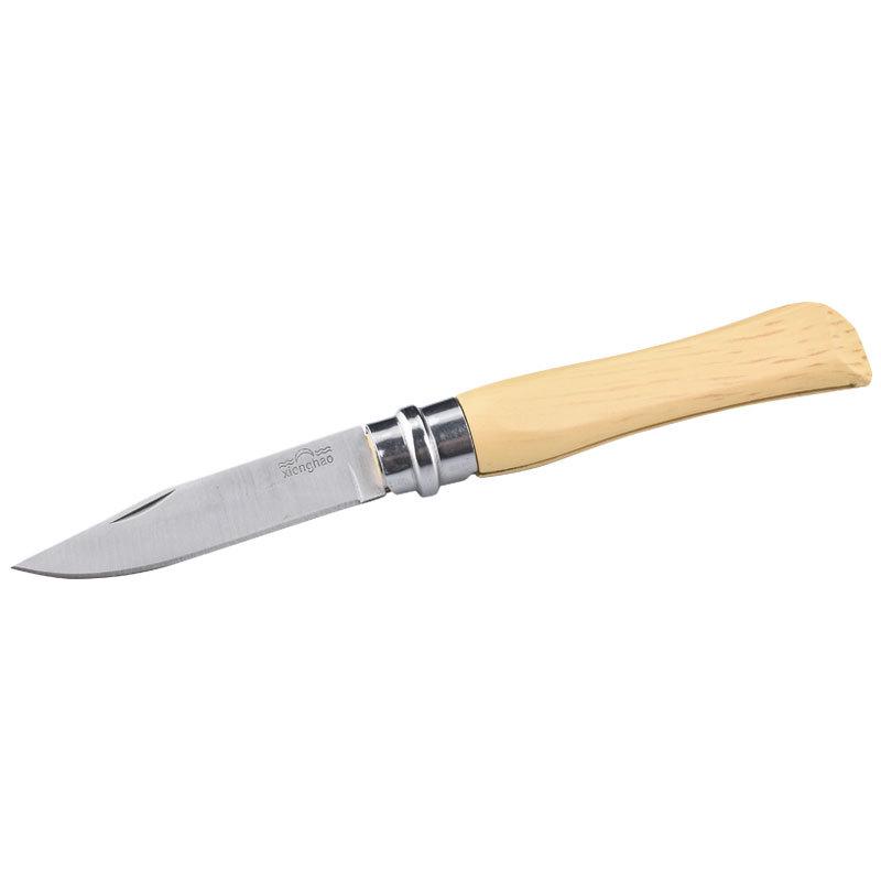 Portable Stainless Steel Folding Fruit and Peeling Knife - Everyday Carry with Sharp, Flexible Blade