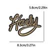10pcs /Lots Pink Horse Heart Patch Pattern Letter Slogan Embroidered Patches Jackets Hats Backpack Sew Badges Iron On Patches Diy 