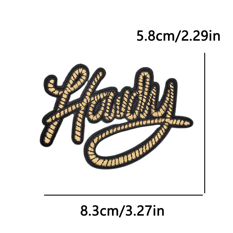 10pcs /Lots Pink Horse Heart Patch Pattern Letter Slogan Embroidered Patches Jackets Hats Backpack Sew Badges Iron On Patches Diy 