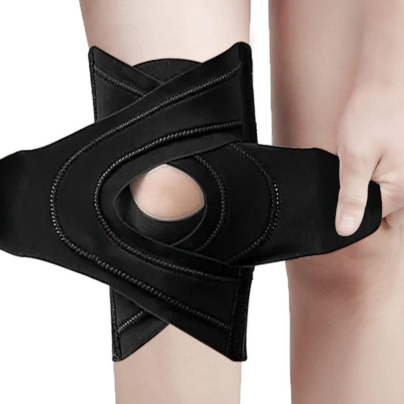

Sports Knee Pads Cross Meniscus Straps Pressure Fixation Knee Protection Patella Straps Light Leg Pads Knee Pads L