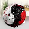 1pc Black Cat Yin Yang Automatic Folding Umbrella, Heavy Duty 8 Rib Iron Frame,  Suitable for Travel, Daily Use, Birthday, Decor Gift  20