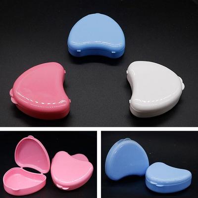 Teeth Container Plastic Retainer Case Portable Multiple Colors Denture Tray Box False Denture Boxes Women Men