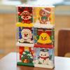 DIY AUSSTELLUNGSBOX Weihnachtsbaum Weihnachtsmann Glocke Lebkuchenmann Schneemann Elch Geschenk Bausteine Modell Ziegel Kinder Sets Bausätze Spielzeug