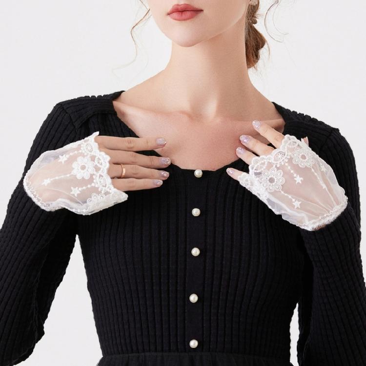 Manichetta in Cotone Multiuso Coprimanica Design Facile da Curare Traspirante Miglioramento per Abbigliamento Formale e Casual