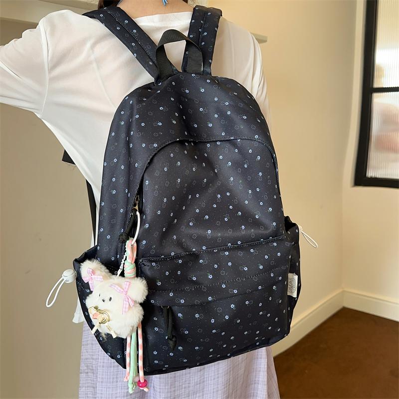 Women's Printed Backpack Student Schoolbag