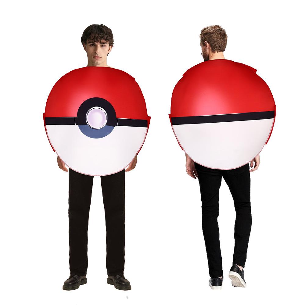 Halloween Elf Ball Performance Costume Hongzhong Fa Cai Costume Campus Event Performance onesie 2 composite sponge