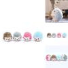 Adorable Hedgehog Plush Toy Soft Stuffed Keychain Doll Cute Small Animal Gift
