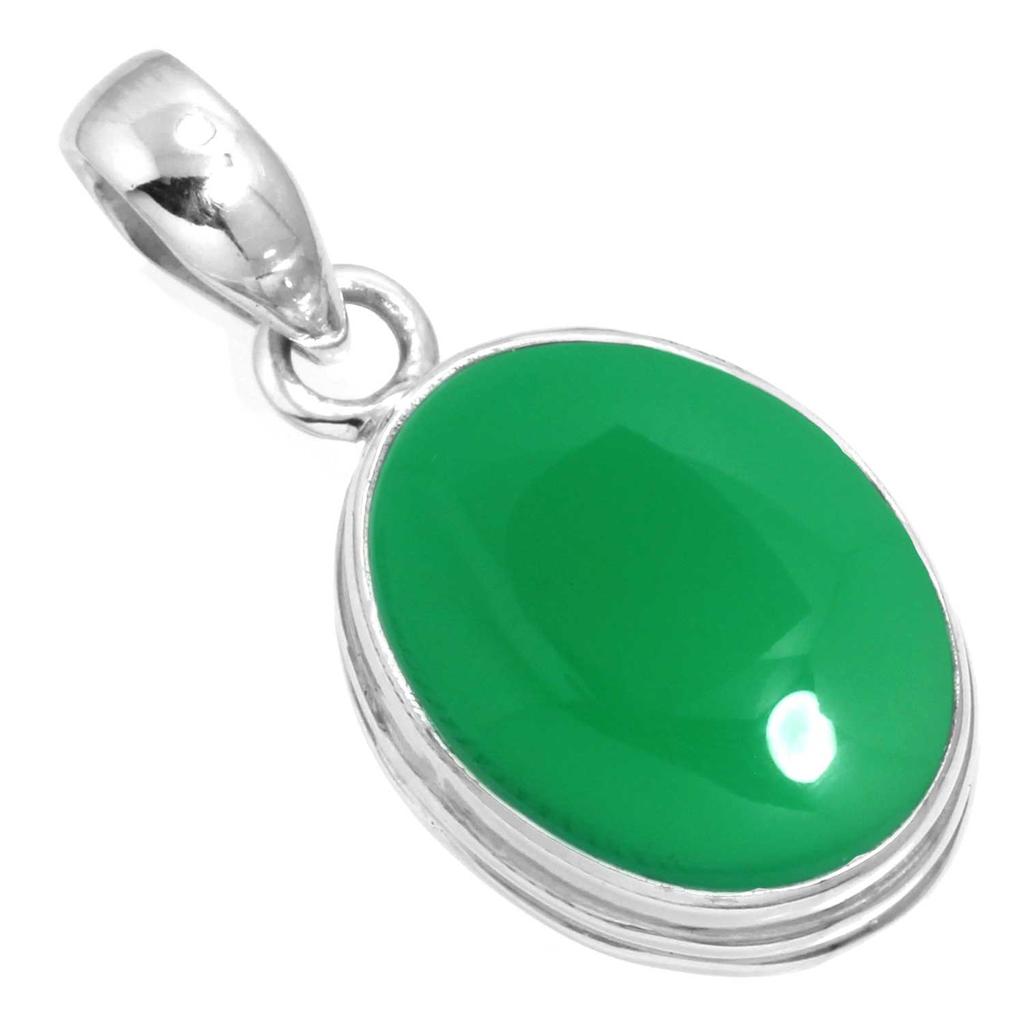 925 Sterling Silver Pendant Women Gemstone Handmade Jewelry Mothers' Day Gift Amber Amethyst Black Onyx Carnelian Garnet Quartz Green Onyx Gold Stone