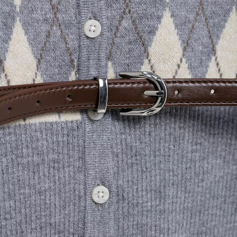 Kaslead New Arrival Women's Clothing Fashion Style with Belt Knitting Outwear Skirt 2756116 2756117