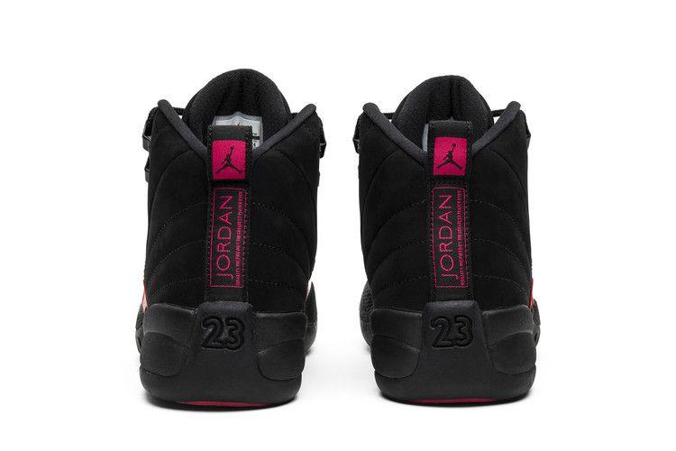 Jordan 12 Retro Black Rush Pink (GS) Sneakers