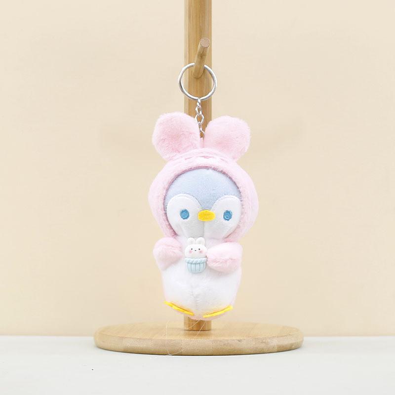 Очаровательный плюшевый брелок в виде пингвина, милый мультяшный кулон в виде животного, мягкая игрушка