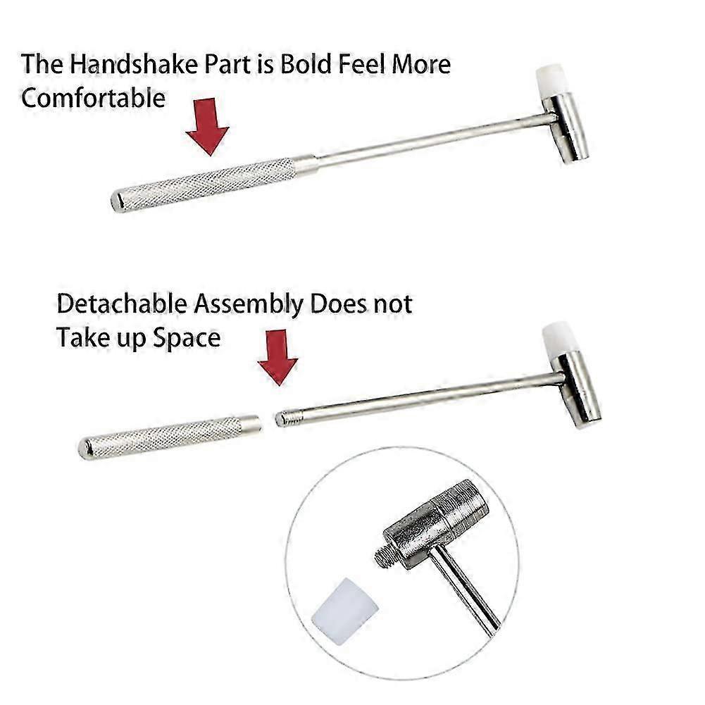 Watch Repair Tools, Watchmaker Hammer, 1pc Metal Mini Mallet Nail Hammer for Hand Tool Repair Home Use/Watch Small Hammers Tools.