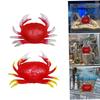 1/2Pcs Simulated Crab Figurines User Friendly ABS Materials Table Decoration Perfect For Kitchen And Marine Decors