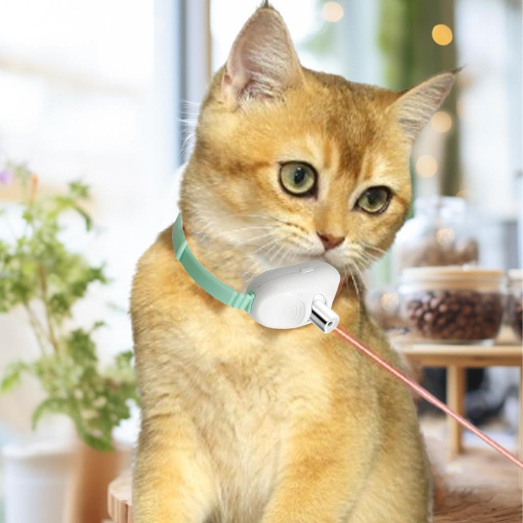 LED Cat Neck Collar Glowing In The Dark Smart Cat Pointer Collar Dog Interactive Electronic Collars Pet Supplies