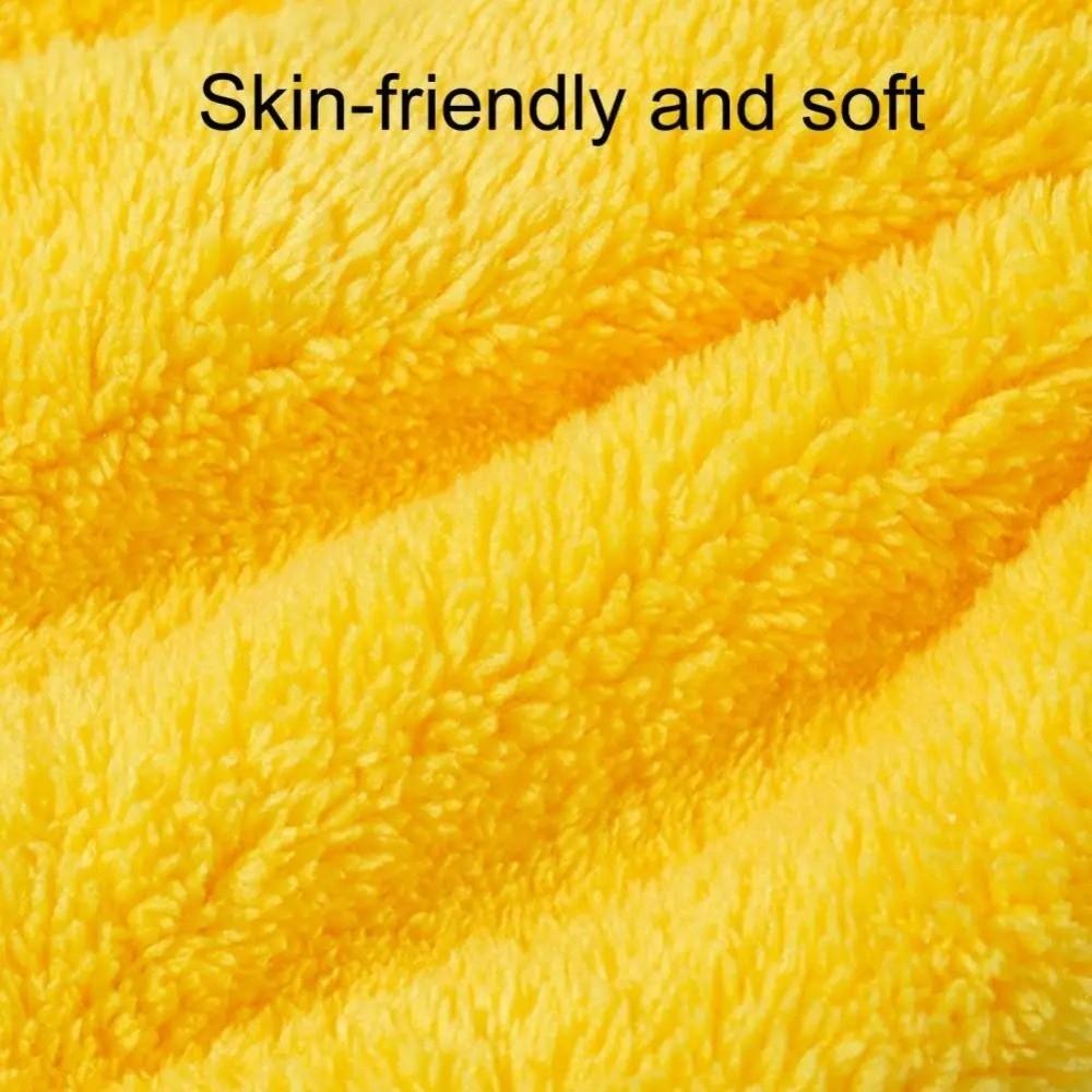 Soft Absorbent Gloves Coral Fleece Wipe Head Towel Hair Accessory Quick Dry Mittens  Barber Shop