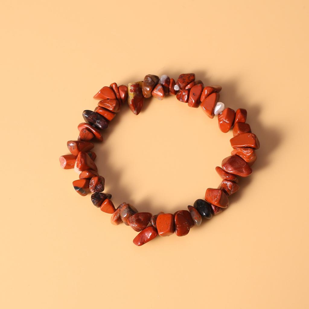 2Pcs, Healing Crystals Bracelet Jewelry, Chakra Natural Stone Gravel for Energy, Protection, Luck, Gift for Yoga Meditation, 18cm