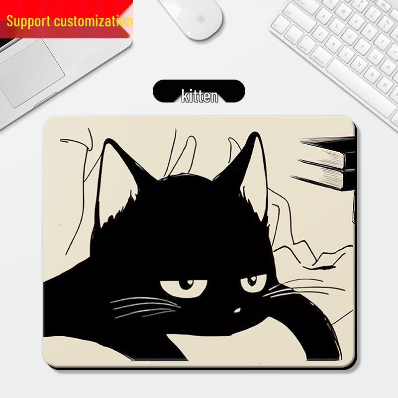 Charming Mouse Pad with Wrist Rest - Cute and Simple Desk Accessory for Girls and Students
