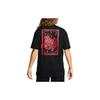 Nike Dragon Year Series Woodblock Pattern Short Sleeve T-Shirt for Men in Black