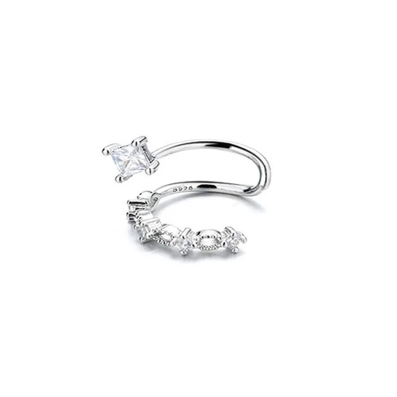 1 pcs Charming Line Zircon Clip On Earrings Ear Cuff Without Piercing Earrings Jewelry