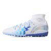 Li Ning TF Weichboden Synthetikleder Stoßdämpfend Langlebig Fußballschuhe Herren Fußballschuhe Weiß Blau YSTU021-17