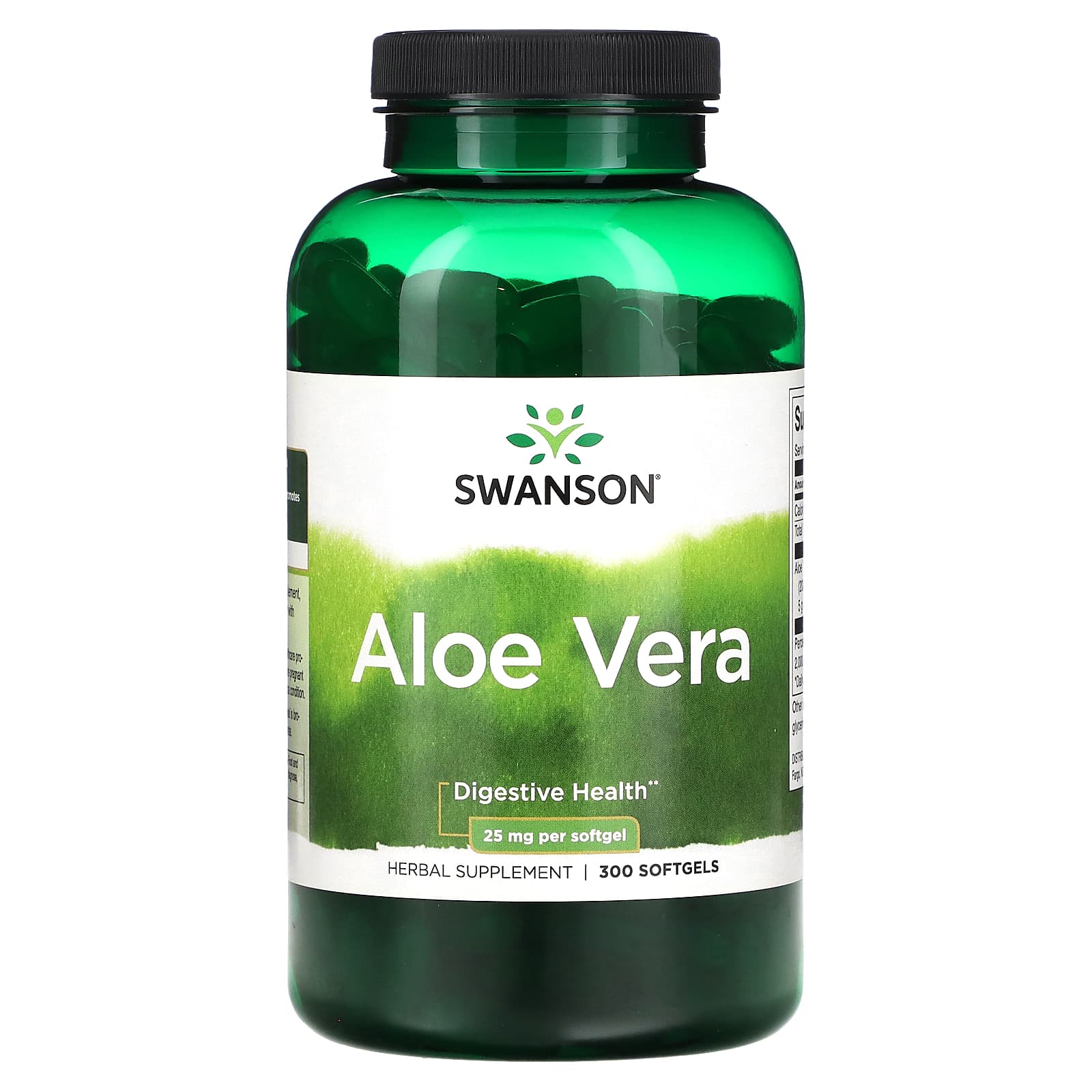 

Aloe Vera, 25Mg, 300 Softgels