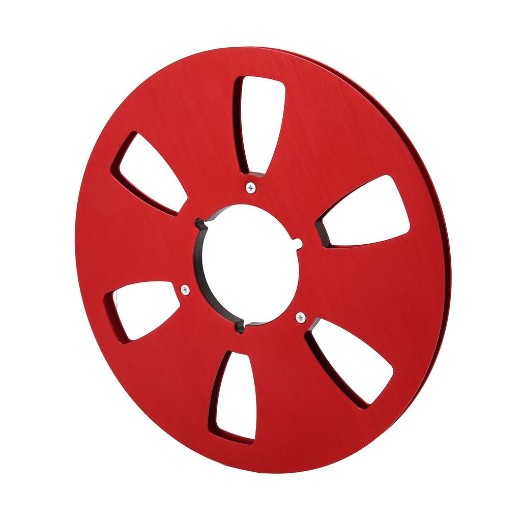 1 4 10.5 Inch Empty Takeup Reel 6 Hole Aluminum Alloy Universal Opening Machine Part Sound Tape Takeup Reel