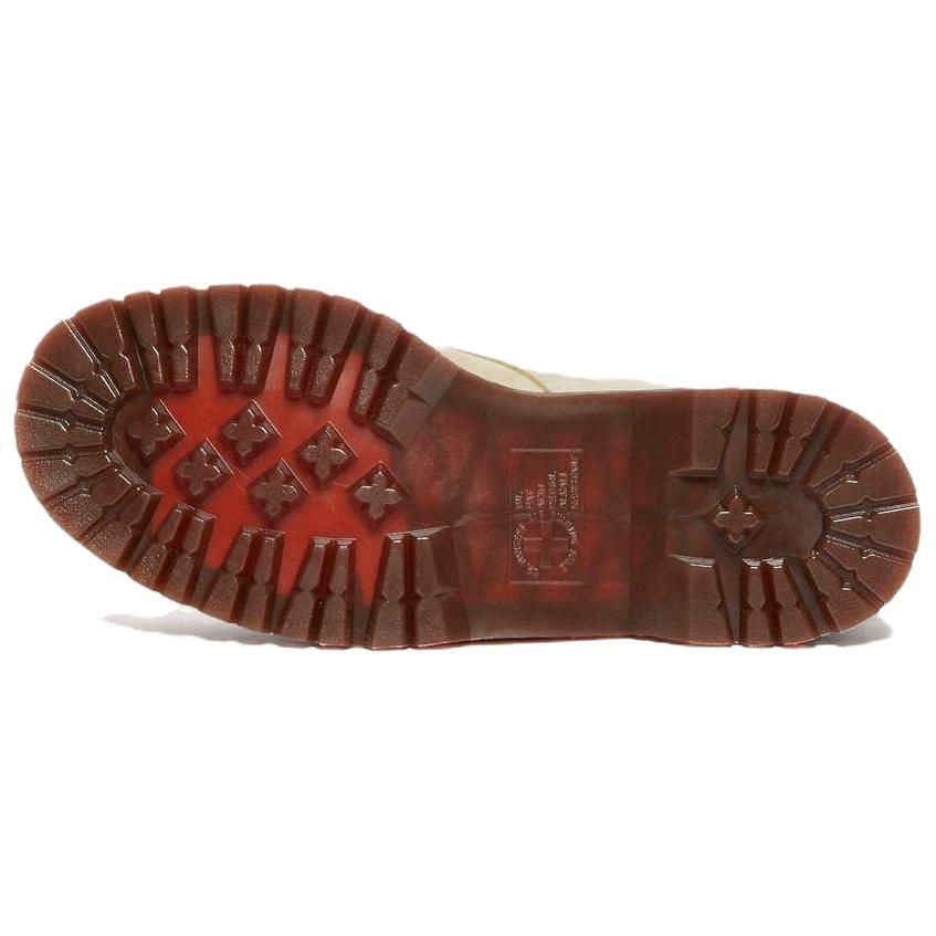 Dr. Martens Lowell Leather Comfortable Versatile Low-Top Casual Shoes Unisex Casual Shoes Camel 40817200