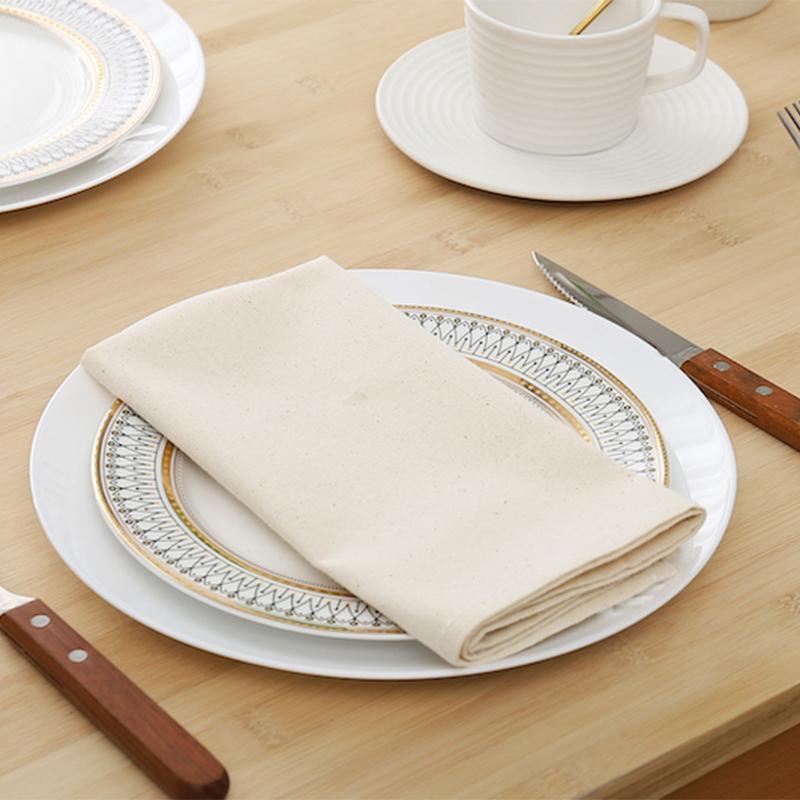 Table Napkin Wedding Cotton Linen Soft Comfortable Hotel Wedding Party Table Colorful Brand Napkins